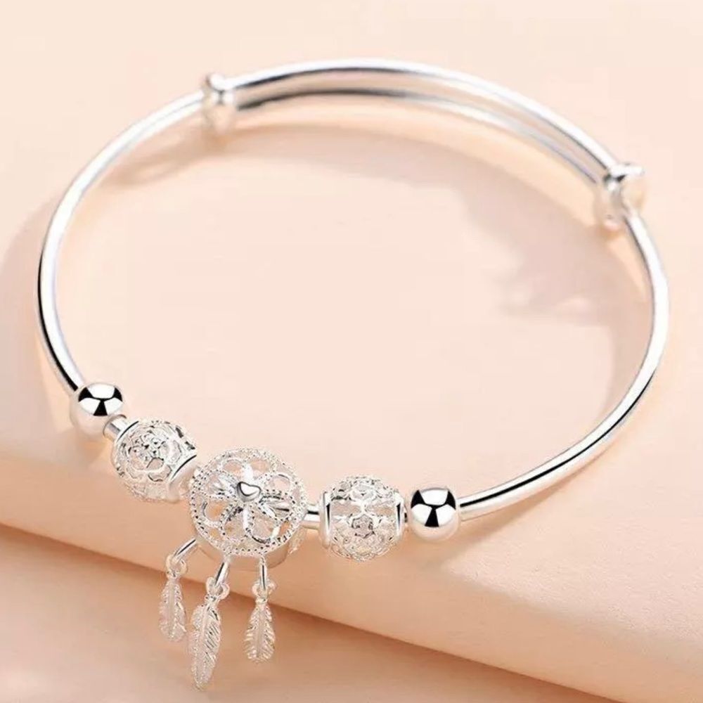 SILVER DREAMCATCHER BRACELET - Picture 2 of 4